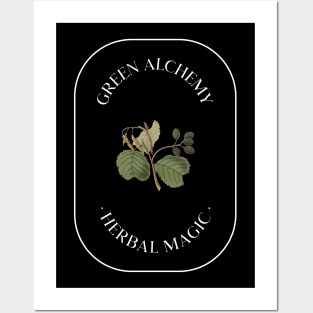 Green Alchemy Herbal Magic - Herbalism Posters and Art